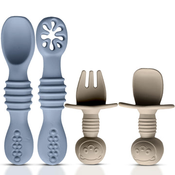 Silicone Baby Spoons & Fork
