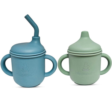 Silicone Sippy Cup Set