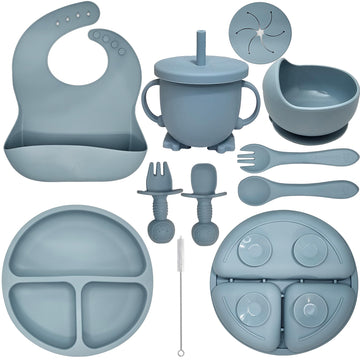 HippoBaby Silicone Feeding Set for baby-led weaning