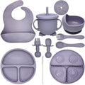 Silicone Feeding Set (10pc) - Lavender