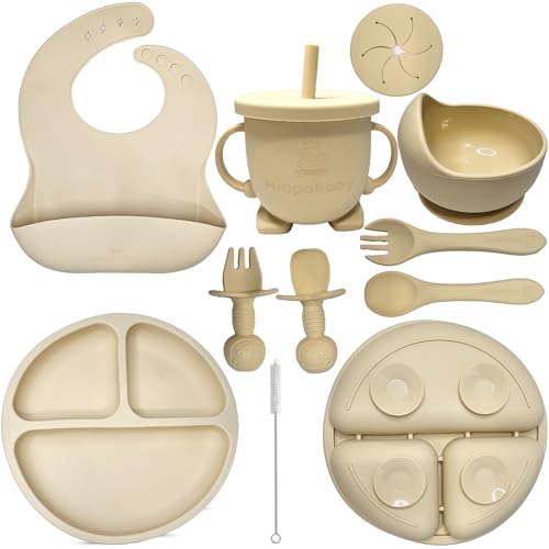Silicone Feeding Set (10pc) - Cream