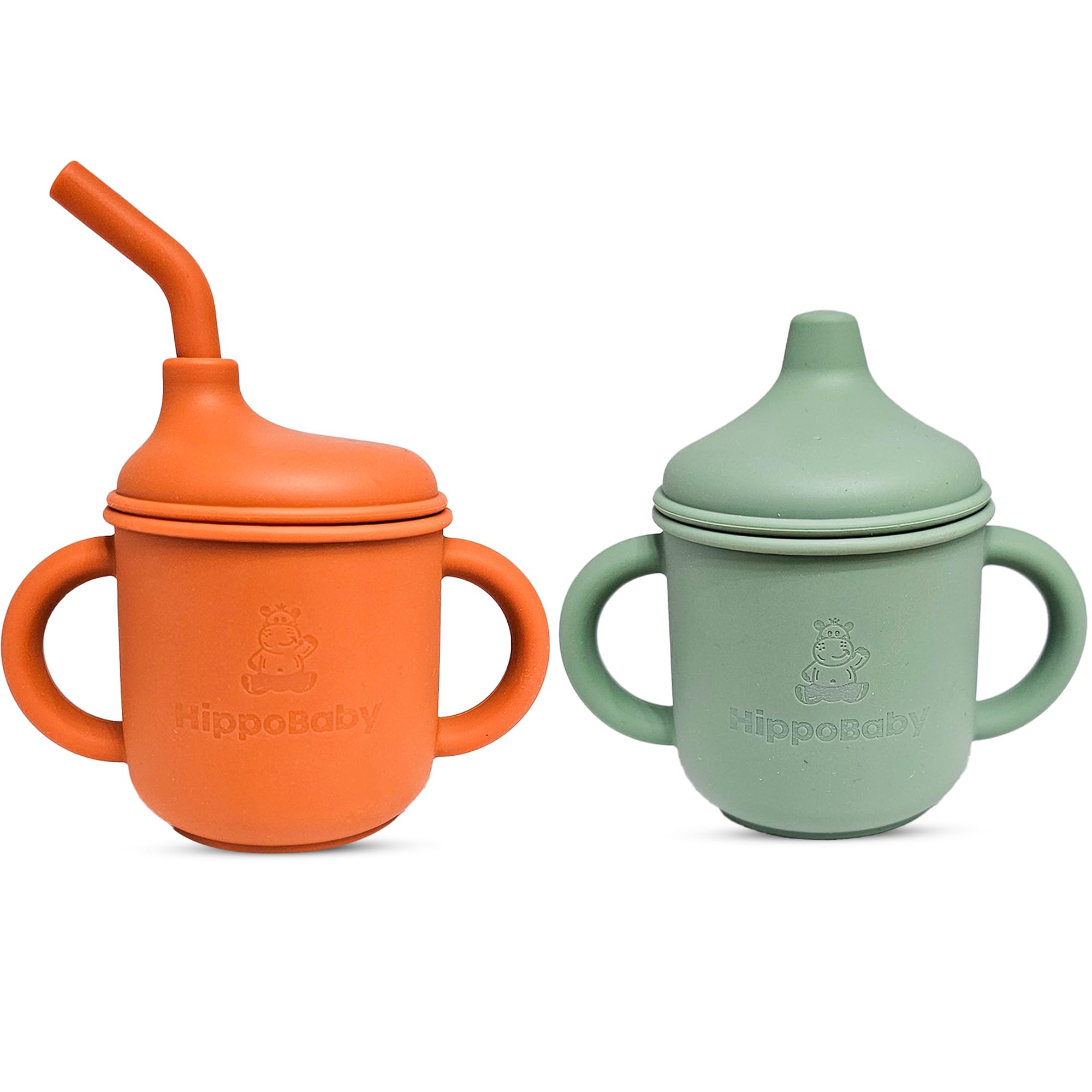 Silicone Sippy Cup Set