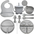 Silicone Feeding Set (10pc) - Cloud